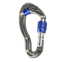Load image into Gallery viewer, Newest Screw Locking Mountaineering Climbing Aluminum Carabiner 25KN Camping Accessory for Outdoor Rescue Engineering Protector