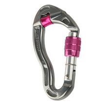 Load image into Gallery viewer, Newest Screw Locking Mountaineering Climbing Aluminum Carabiner 25KN Camping Accessory for Outdoor Rescue Engineering Protector