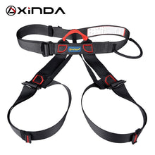 Load image into Gallery viewer, Xinda Professional Outdoor Sports Safety Belt Rock Climbing Harness Waist Support Half Body Harness Aerial Survival Equipment